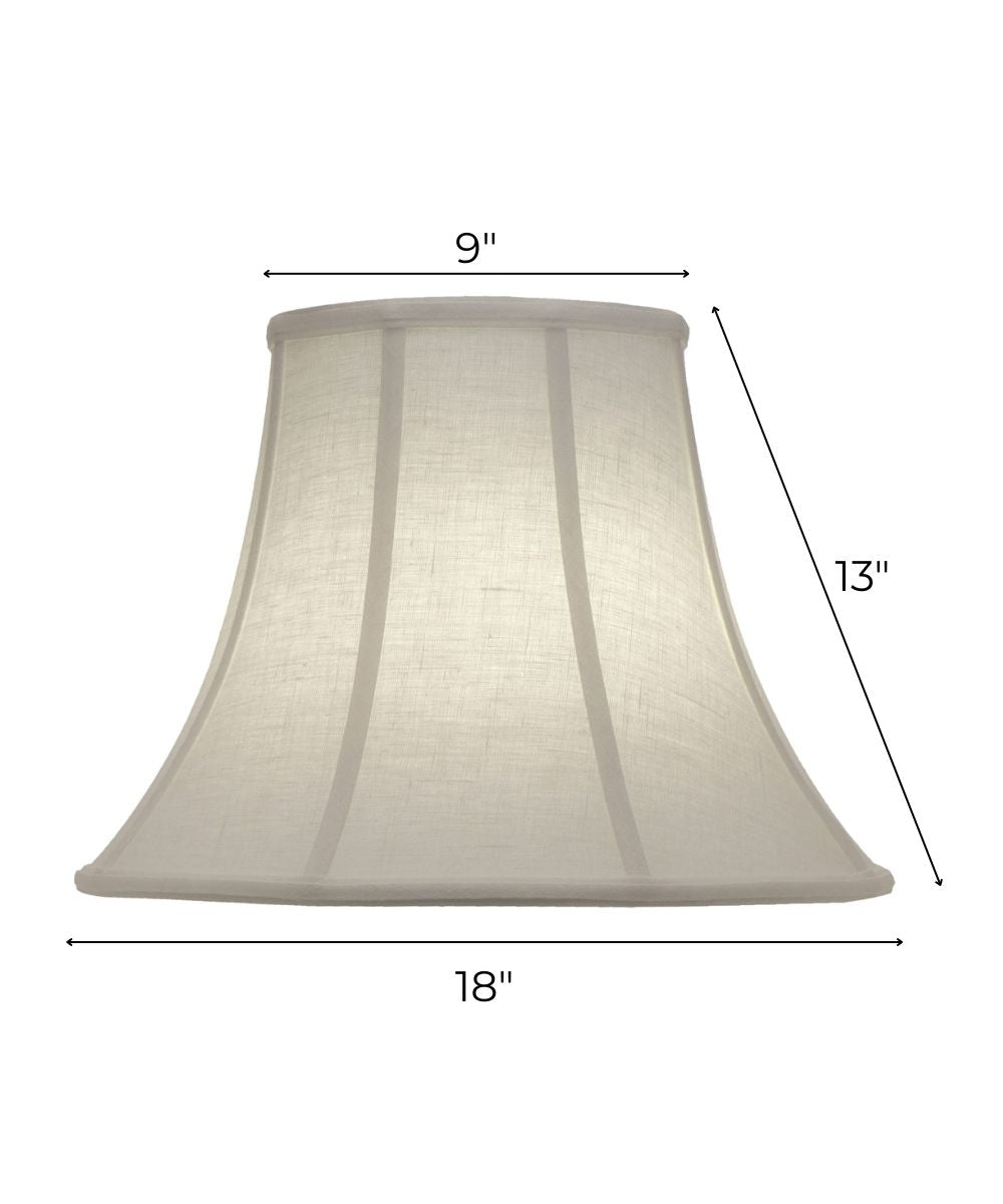 9x18x13 Cream Aberdeen Bell Softback Lampshade