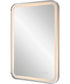 Crofton Lighted Nickel Vanity Mirror