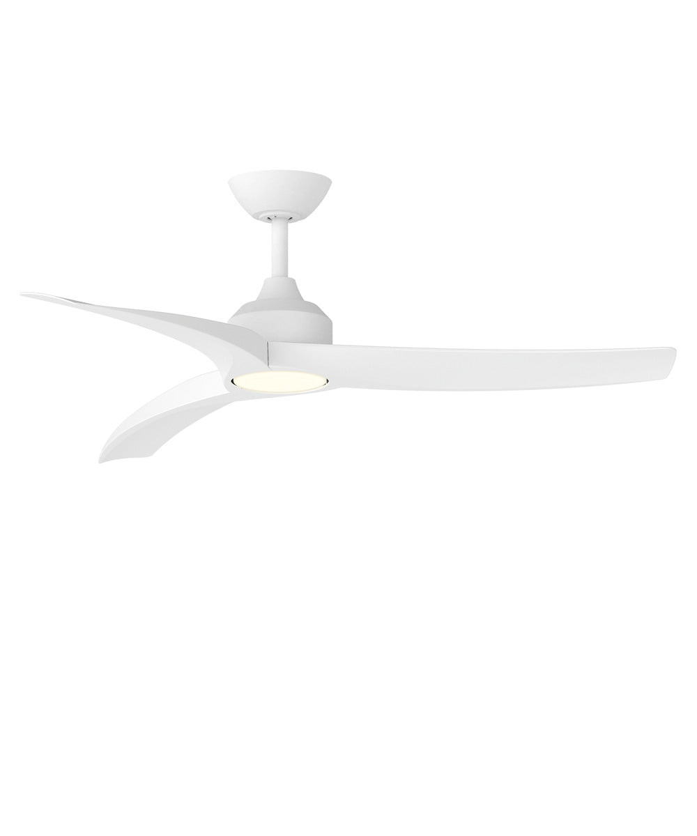 Drifter 52 inch Outdoor Fan w LED Matte White