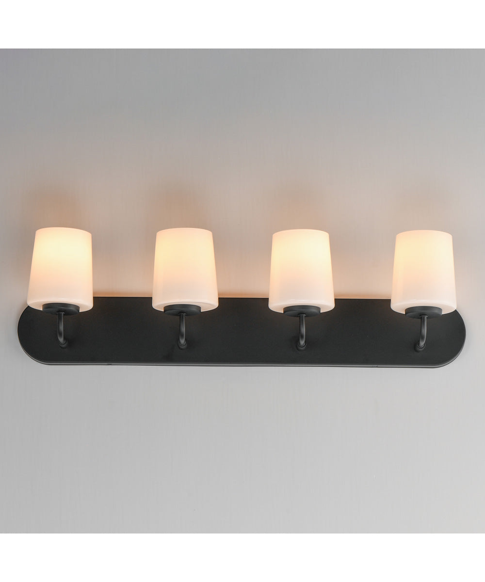 Durham 4-Light Strip Bath Vanity Black