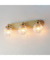 Kasbah 3-Light Bath Vanity Satin Brass