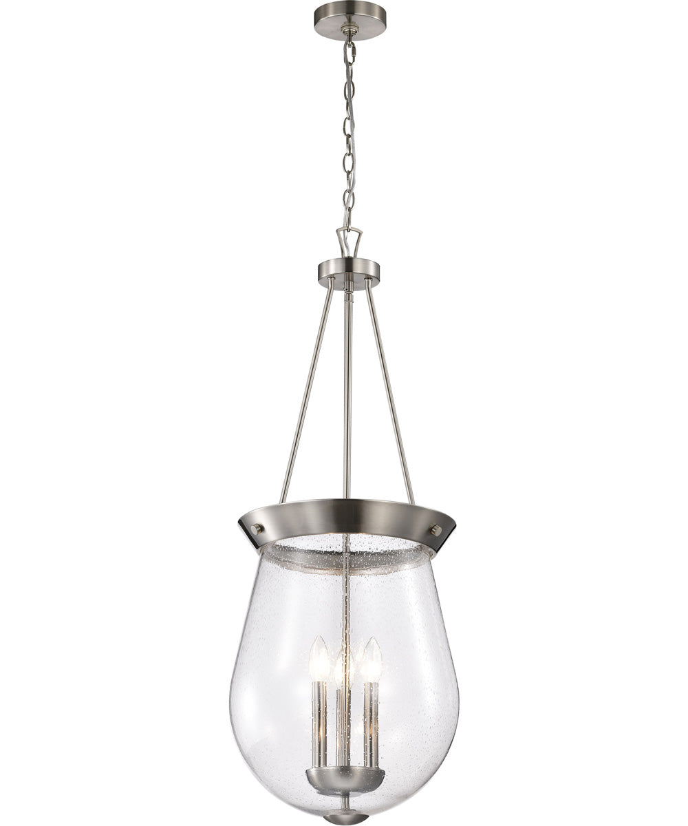 Boliver 3-Light Pendant Brushed Nickel