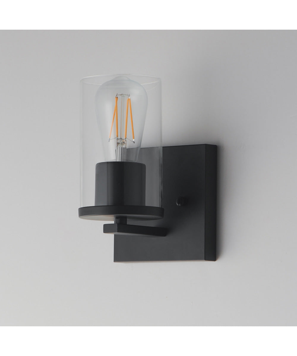 Lateral 1-Light Bath Vanity Black