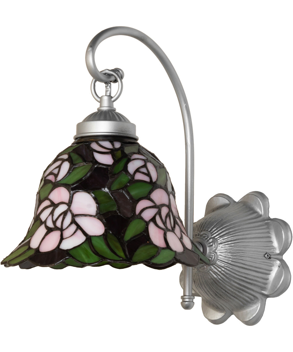 8" Wide Begonia Wall Sconce