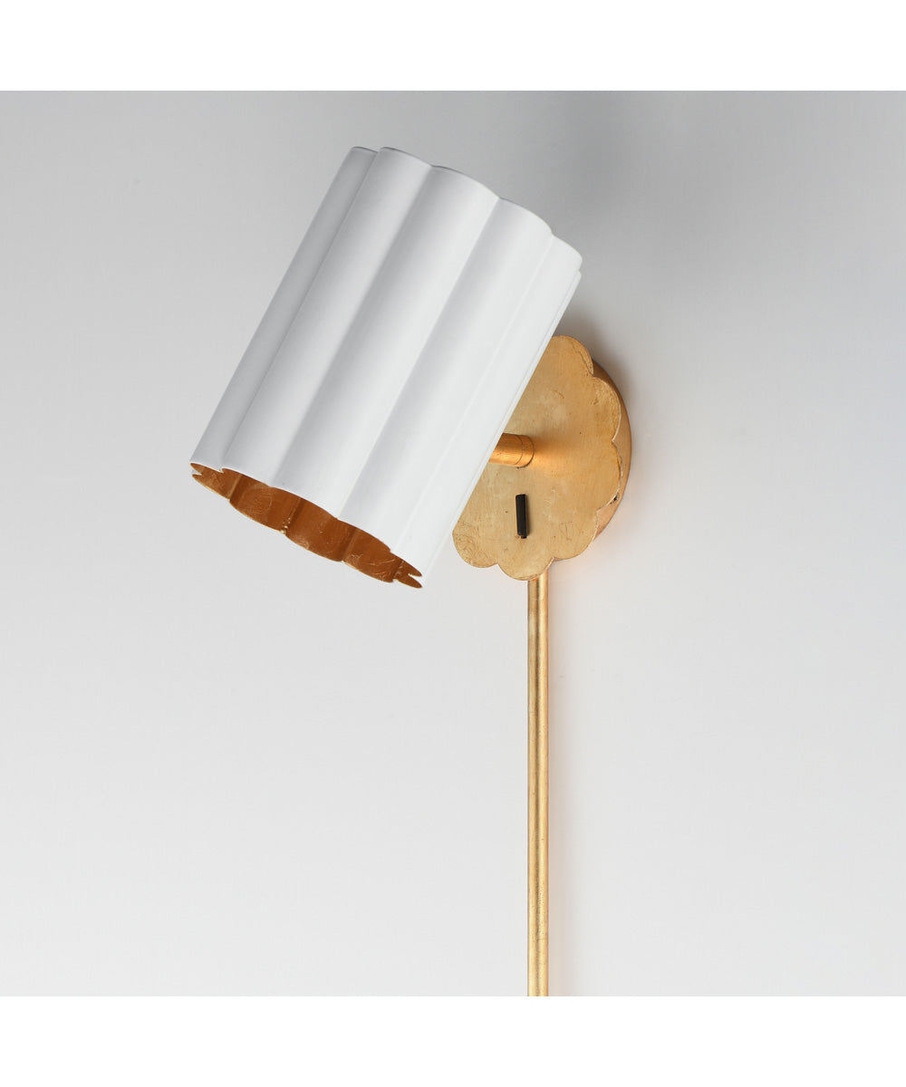 Primrose 1-Light Wall Sconce Gold Leaf