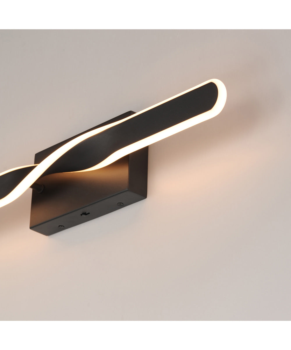 Pirouette 24 inch LED Bath Vanity 5CCT Black