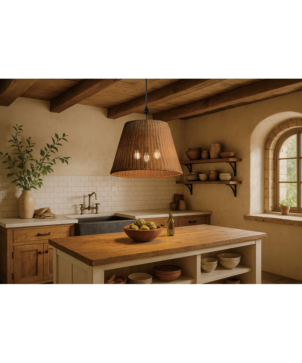 Baja 24 inch Single Pendant Dark Bronze