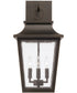 Chandler 4-Light Outdoor Wall-Lantern Oiled Bronze