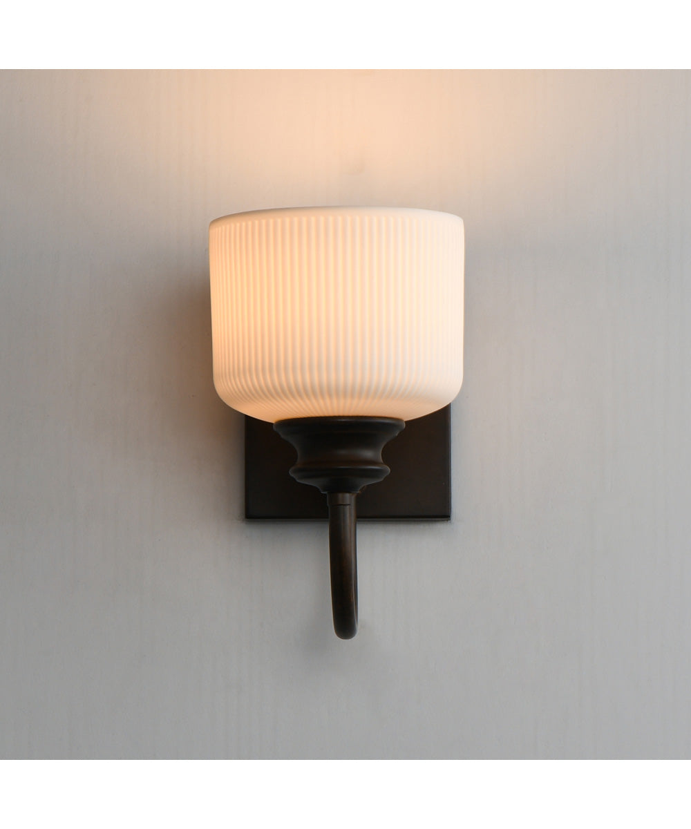 Bisque 1-Light Wall Sconce Oil Rubbed Bronze