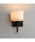 Bisque 1-Light Wall Sconce Oil Rubbed Bronze
