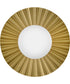 Stevie 1-Light Small Flush Mount in Lacquered Brass