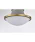 Lafayette 1-Light Close-to-Ceiling Matte Gray