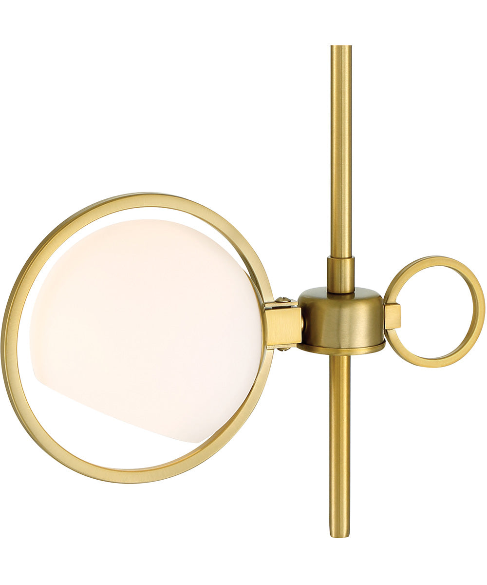 Teatro 1 Light Pendant Brushed Gold