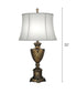 32"H 3-Way Table Lamp Smoked Umber