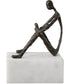Sit Back, Relax And Read, Iron Sculpture
