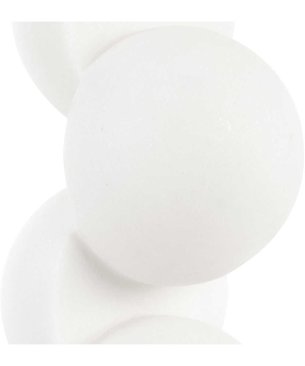 Symmetry White Sculptures Set of 2