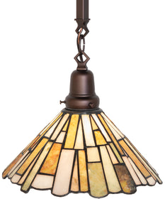 13" Wide DeLighta Jadestone Pendant