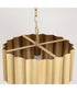 Allegra Large 1-Light Pendant Weathered Brass