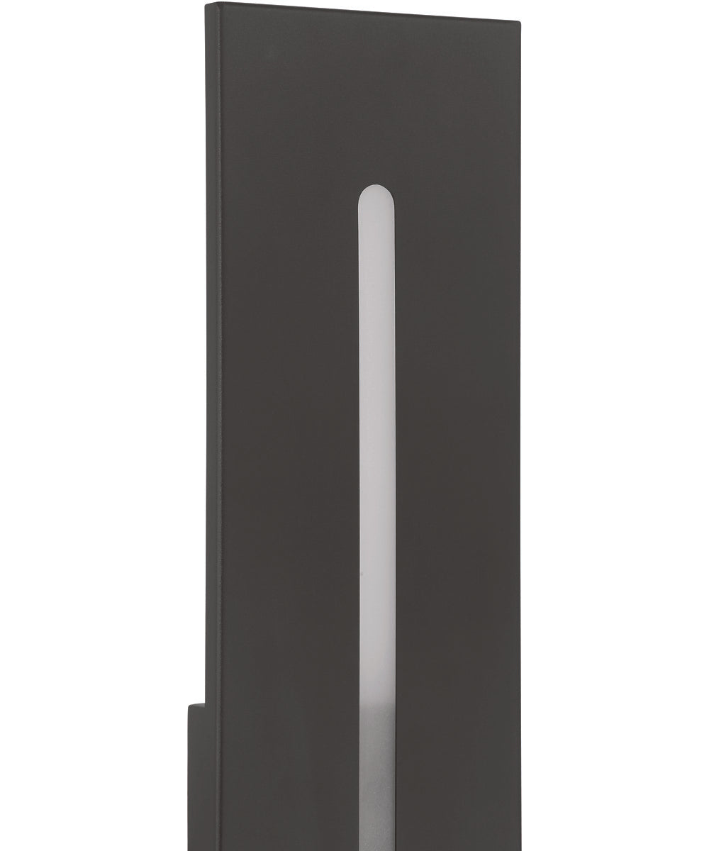 Profiled 1-Light Outdoor Lighting Textured Black