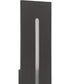 Profiled 1-Light Outdoor Lighting Textured Black