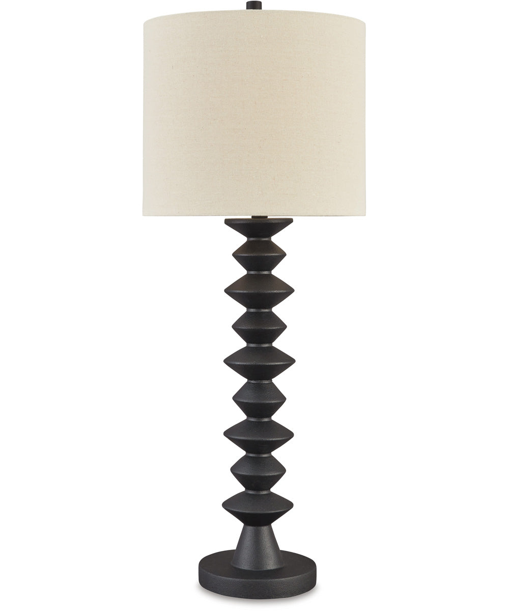 Luanndon Poly Buffet Lamp Black