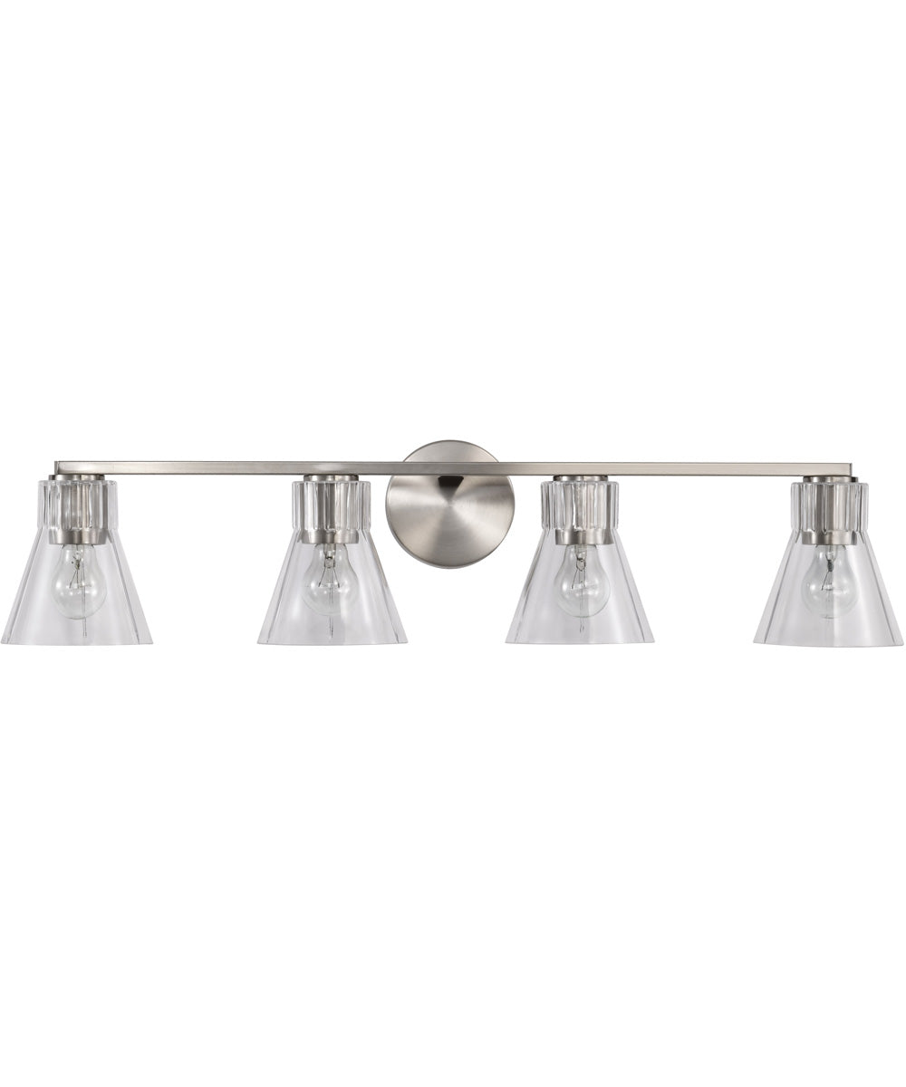 Gianna 4-Light Vanity & Wall Brushed Nickel