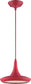 11"W Fantom 1-Light Pendant Red