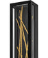 Styx LED-Light Large Wall Mount Lantern in Black