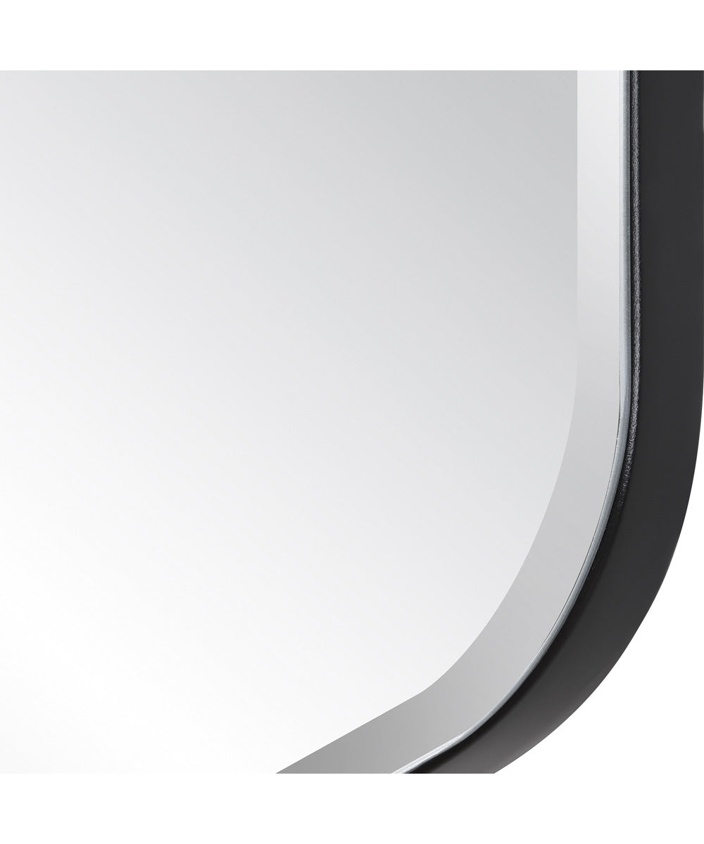 32x36" Wall Mirror Diamond in Black