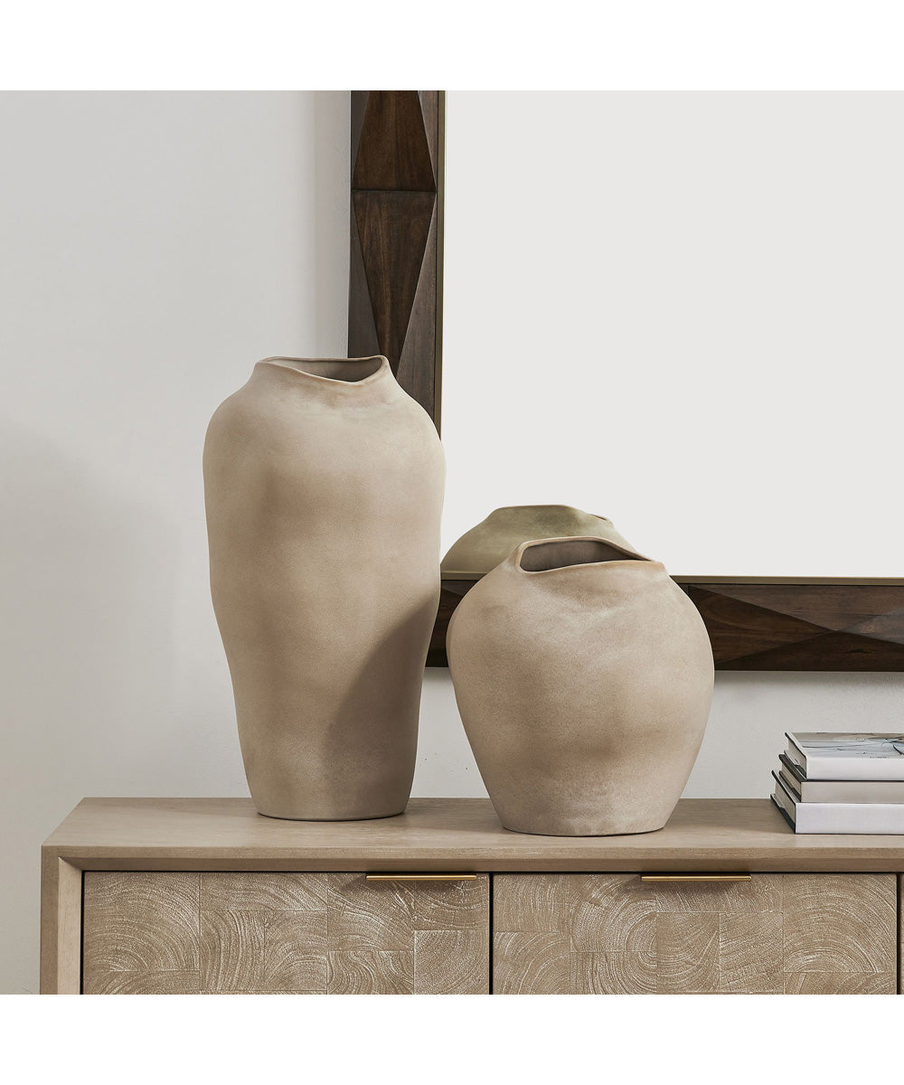 Shadow Play Indoor-Outdoor Vases, Set of 2