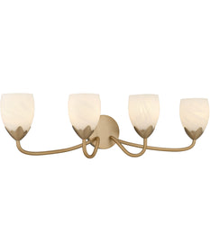 Jacobs 4-light Bath Light Bronze Gold