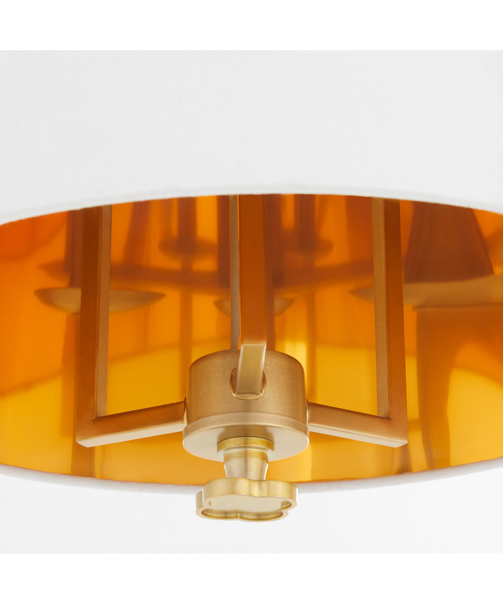 Karnes 3-light Pendant Aged Brass