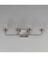 Hudson 4-Light Bath Vanity Satin Nickel