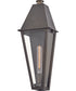 Endsley 1-Light Medium Wall Mount Lantern in Blackened Brass