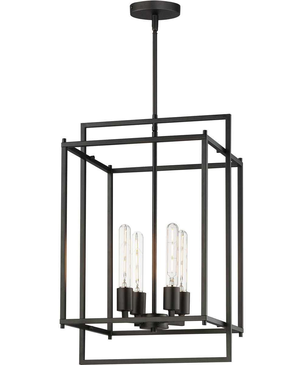Gridline Large Pendant Black