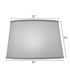 13x16x10 Global White Tapered Drum Hardback Lampshade
