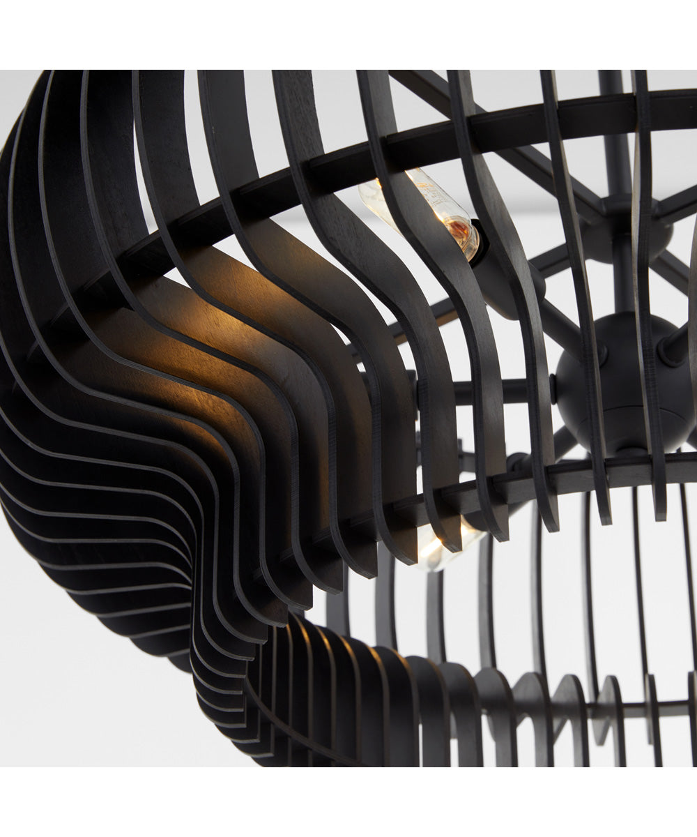 Harrelson 6-light Pendant Matte Black