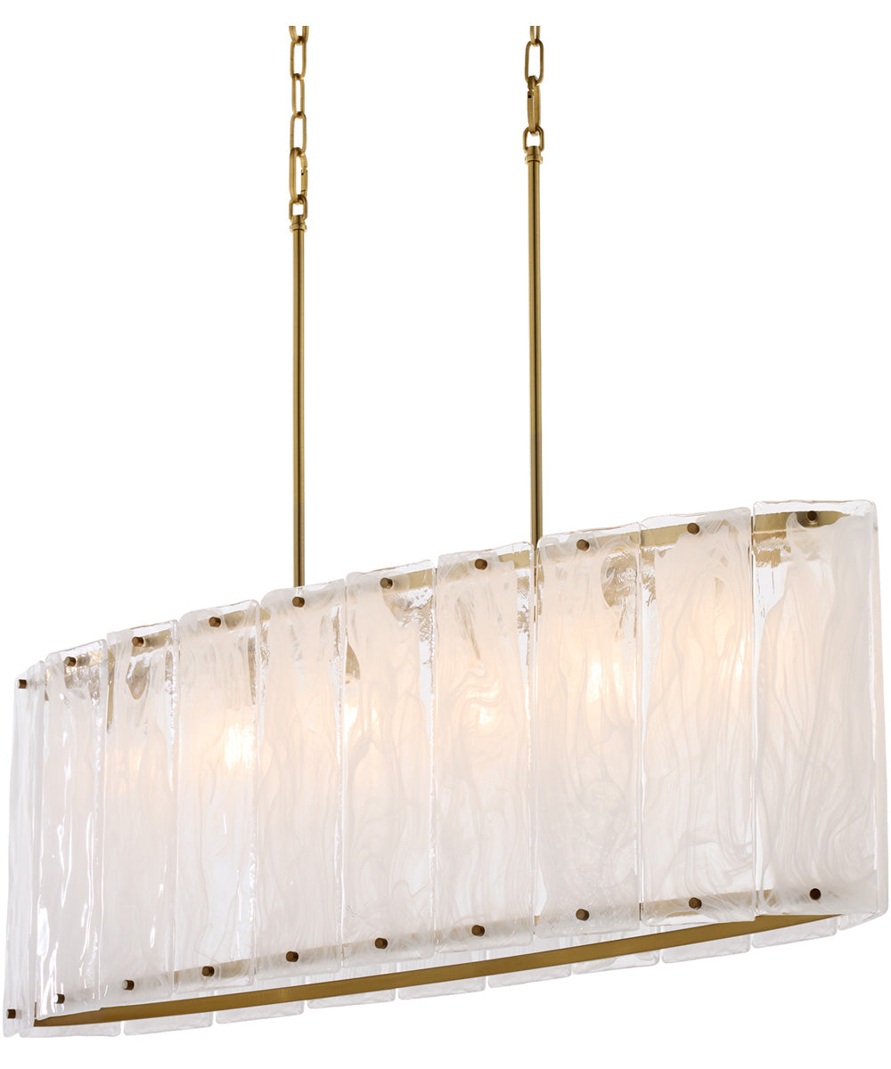 Prestige 6-light Pendant Aged Brass