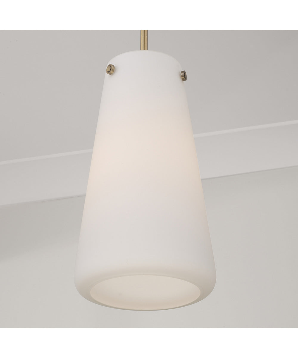 Averitt 1-Light Pendant Aged Brass