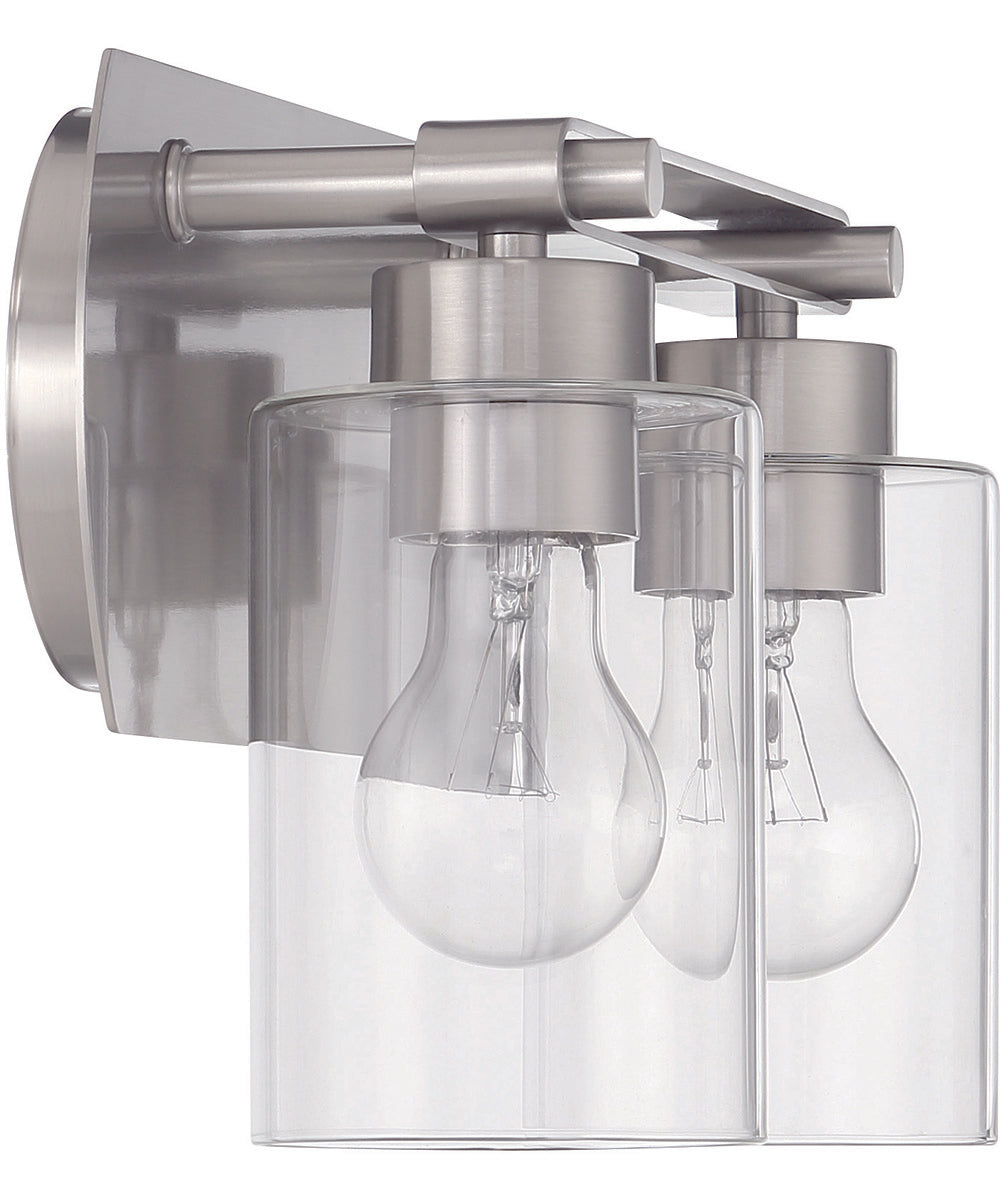 Hendrix 2-Light Lighting Brushed Polished Nickel