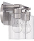 Hendrix 2-Light Lighting Brushed Polished Nickel
