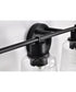 Grayson 4-Light Vanity & Wall Matte Black