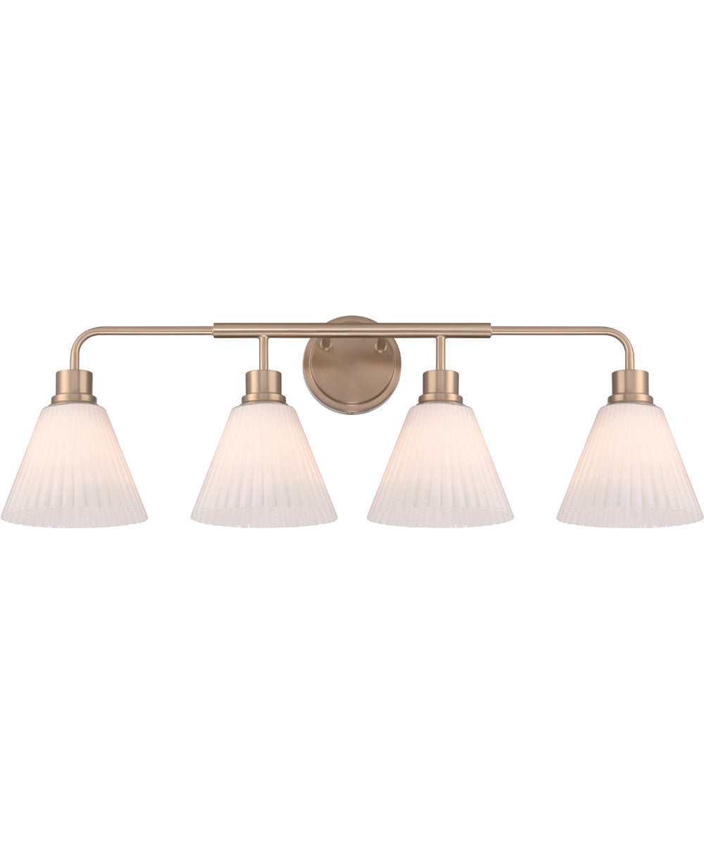 Pleated II 4-Light Lighting Premium Bronze