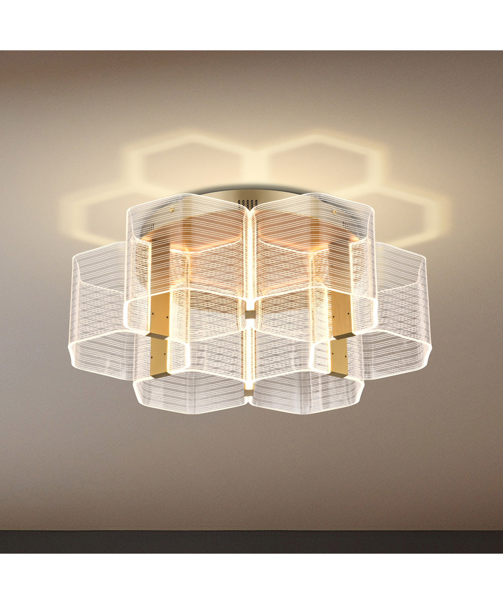 Kenzo  Close-to-Ceiling Polished Anodized Bronze