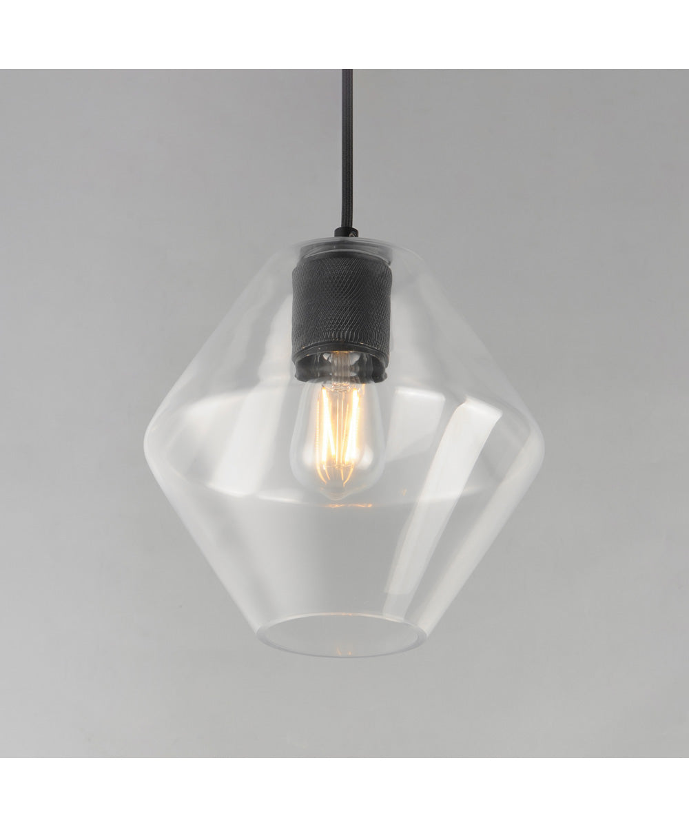 Geode Medium Pendant Black