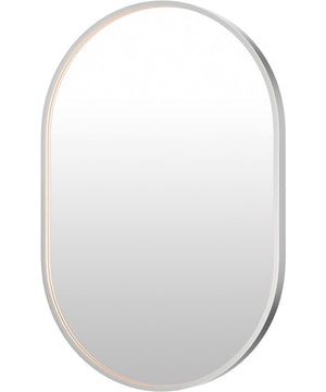 Elisse 24x36 Oval SN LED MIRROR Satin Nickel