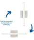 Phase 4 16 in. Small Modern Integrated 3CCT Integrated LED Linear Vanity Light Brushed Nickel