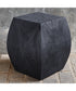 Grove Black Wooden Accent Stool