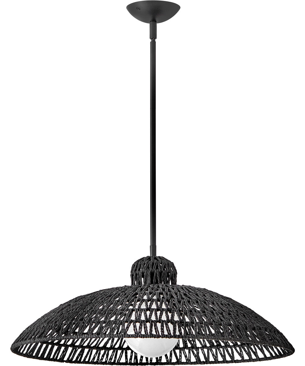 Pismo 1-Light Large Pendant in Black