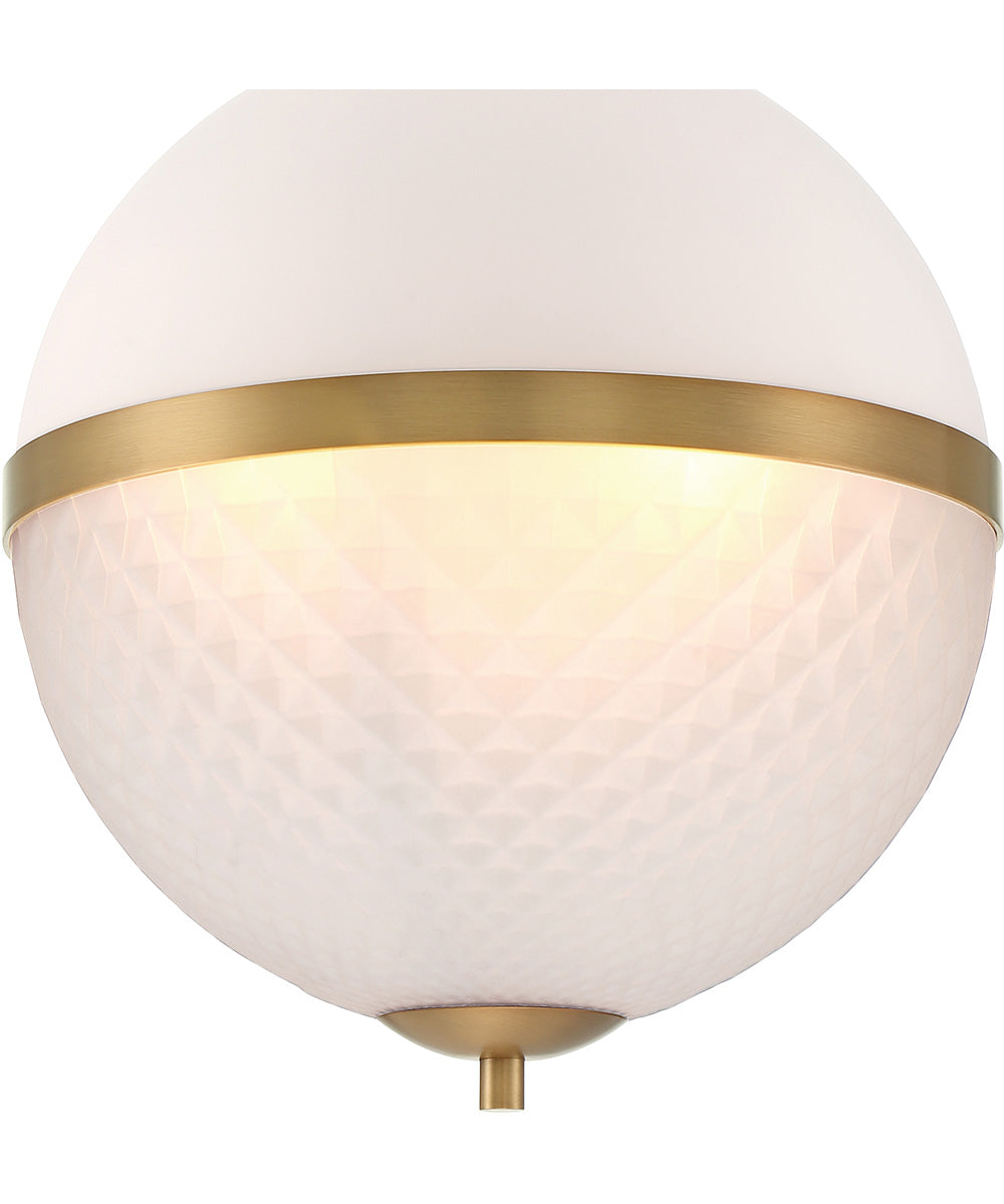 Dia 3 Light Pendant Old Satin Brass